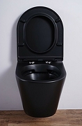 Унитаз Esbano Clavel ESUPCLAVBM подвесной Черный матовый с сиденьем Микролифт-8