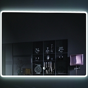Зеркало Esbano 100 ESMI2073KDS с подсветкой с сенсорным выключателем с подогревом и часами