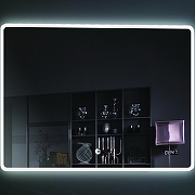 Зеркало Esbano 120 ESMI2073YDS с подсветкой с сенсорным выключателем с подогревом и часами