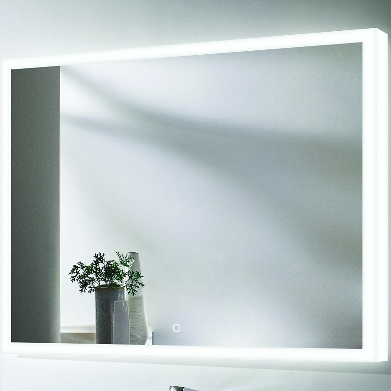Зеркало Esbano 80 ESMI2542RD с подсветкой с сенсорным выключателем и подогревом зеркало vigo roberta luxe 80 z rob 80 luxe с подсветкой и подогревом с сенсорным выключателем