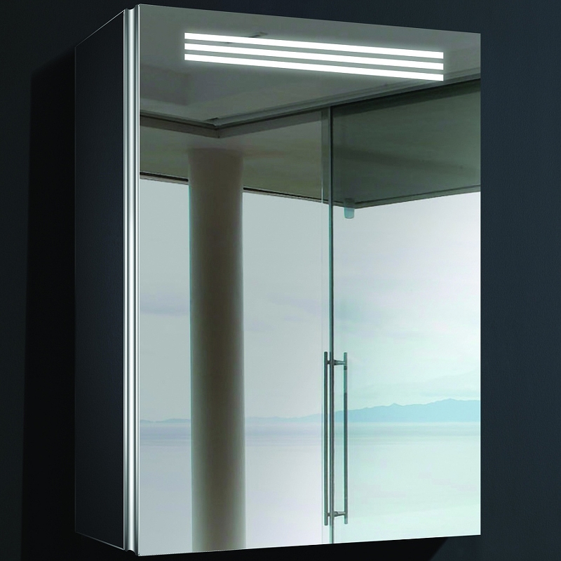 Зеркальный шкаф Esbano 50 ESMS2402 с подсветкой с инфракрасным выключателем зеркальный шкаф dreja point 60 99 9032 с подсветкой белый с инфракрасным выключателем