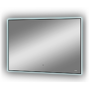 Зеркало Bond Cube 100x80 M36ZE-10080 с подсветкой Черное с бесконтактным выключателем-5