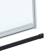 Душевая дверь Vincea Como Soft 110 VDS-1CS110CLB профиль Черный стекло прозрачное-3