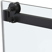 Душевая дверь Vincea Como Soft 150 VDS-1CS150CLB профиль Черный стекло прозрачное-7