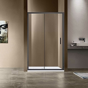 Душевая дверь Vincea Garda 150 VDS-1G150CLGM профиль Вороненая сталь стекло прозрачное-1