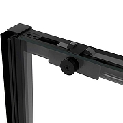 Душевая дверь Vincea Slim Soft 120 VDS-1SS120CGB профиль Черный стекло тонированное-5