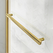Душевая дверь Vincea Slim Soft 120 VDS-1SS120CLG профиль Золото брашированное стекло прозрачное-3