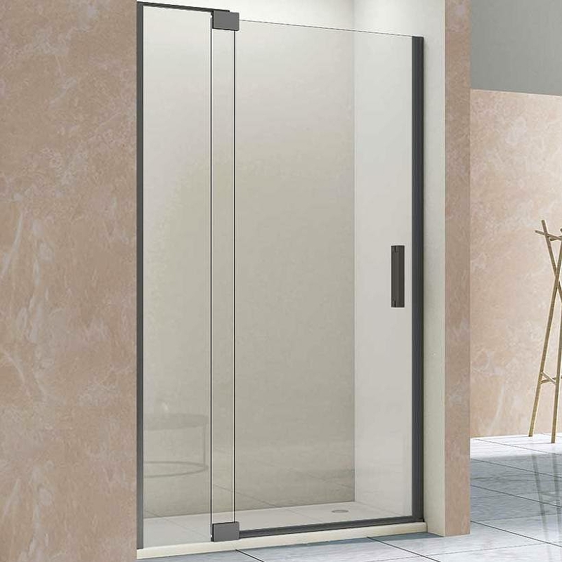 Душевая дверь Vincea Extra 100 VDP-1E9010CLGM профиль Вороненая сталь стекло прозрачное