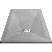 Душевой поддон из искусственного камня Vincea 110x80 VST-4SR8011G Серый-1