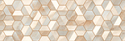 Керамическая плитка Ecoceramic Rodas DC. Hex Warm настенная 33,3x100 см