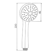 Ручной душ WesnaArt LD011 Хром-1