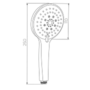 Ручной душ WesnaArt LD033 Хром-1