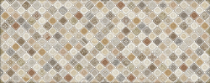 цена Керамическая плитка Azori Veneziano Mosaico 509481101 настенная 20,1х50,5 см
