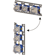 Душевая система Paffoni Modular Box KITMB018CR с термостатом Хром-2