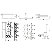 Душевая система Paffoni Modular Box KITMB019CR141 с термостатом Хром-11