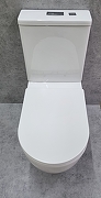 Унитаз компакт CeramaLux TR2176 Белый глянцевый с бачком и сиденьем Микролифт-8