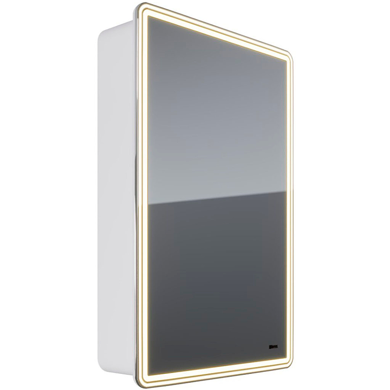 цена Зеркальный шкаф Lemark Element 50 LM50ZS-E с подсветкой Белый