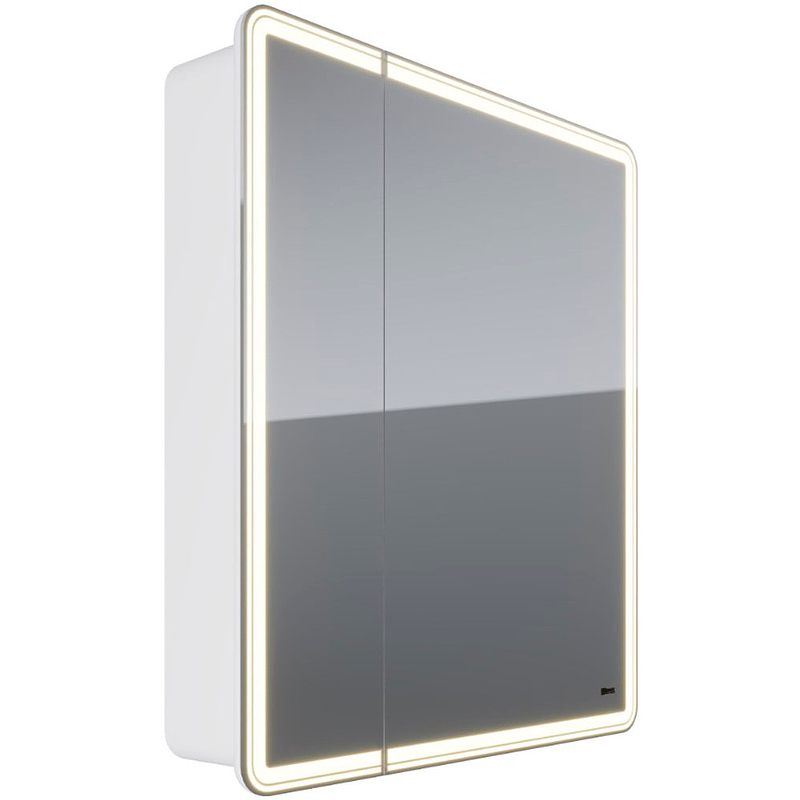 Зеркальный шкаф Lemark Element 70 LM70ZS-E с подсветкой Белый зеркальный шкаф lemark element 90 lm90zs e с подсветкой белый