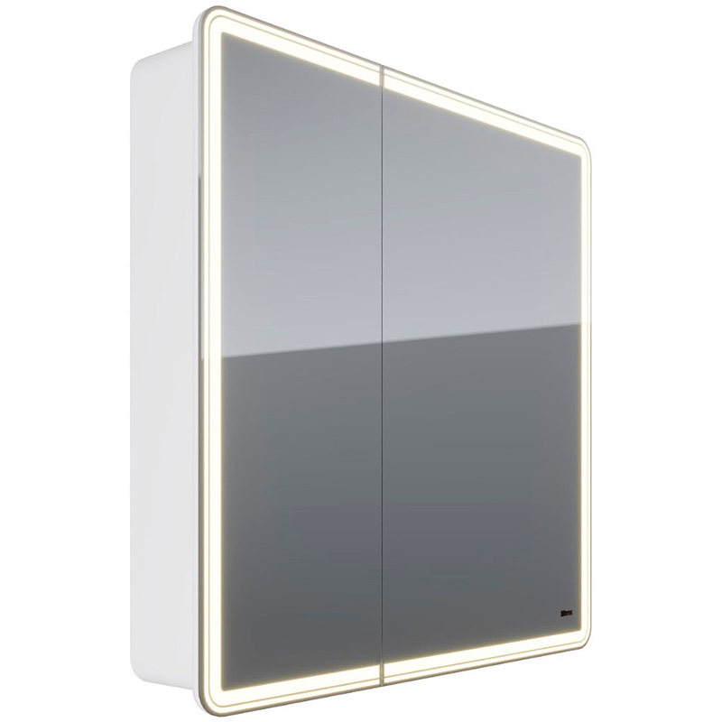 Зеркальный шкаф Lemark Element 80 LM80ZS-E с подсветкой Белый зеркальный шкаф lemark element 100 lm100zs e с подсветкой белый