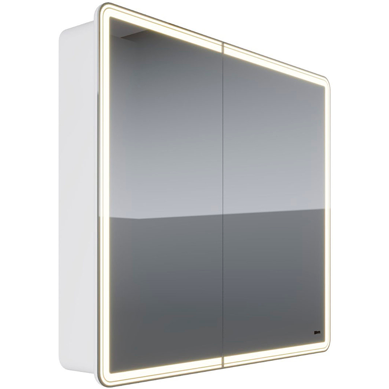 цена Зеркальный шкаф Lemark Element 90 LM90ZS-E с подсветкой Белый
