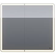 Зеркальный шкаф Lemark Element 90 LM90ZS-E с подсветкой Белый-1