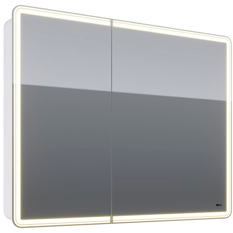 Зеркальный шкаф Lemark Element 100 LM100ZS-E с подсветкой Белый зеркальный шкаф lemark element 100 lm100zs e с подсветкой белый