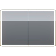 Зеркальный шкаф Lemark Element 120 LM120ZS-E с подсветкой Белый-1