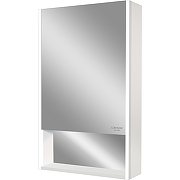 Зеркальный шкаф Континент Filit White 50 L МВК186 с подсветкой Белый