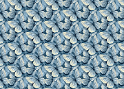 Обои Grandeco Voyage R139119 Винил на флизелине (1,06*10,05) Синий, Бабочки-1