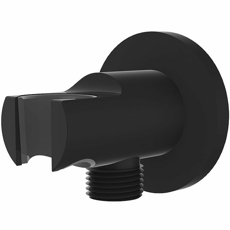 Шланговое подключение Vincea VSC-31MB Черное матовое шланговое подключение с держателем ручного душа vincea цвет хром