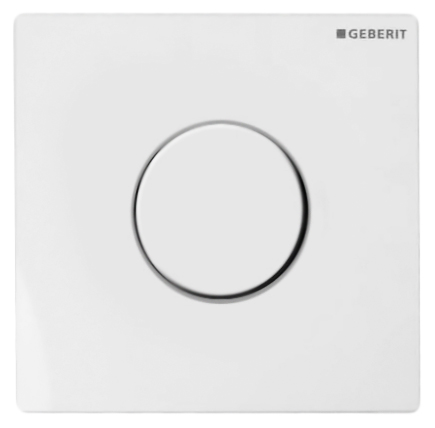 Кнопка смыва Geberit Sigma 01 116.011.11.5 белая комплект инсталляции geberit duofix 111 796 00 1