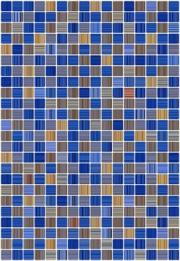 Керамическая плитка Керамин Гламур 2Т голубой настенная 00-00001795 27,5х40 см