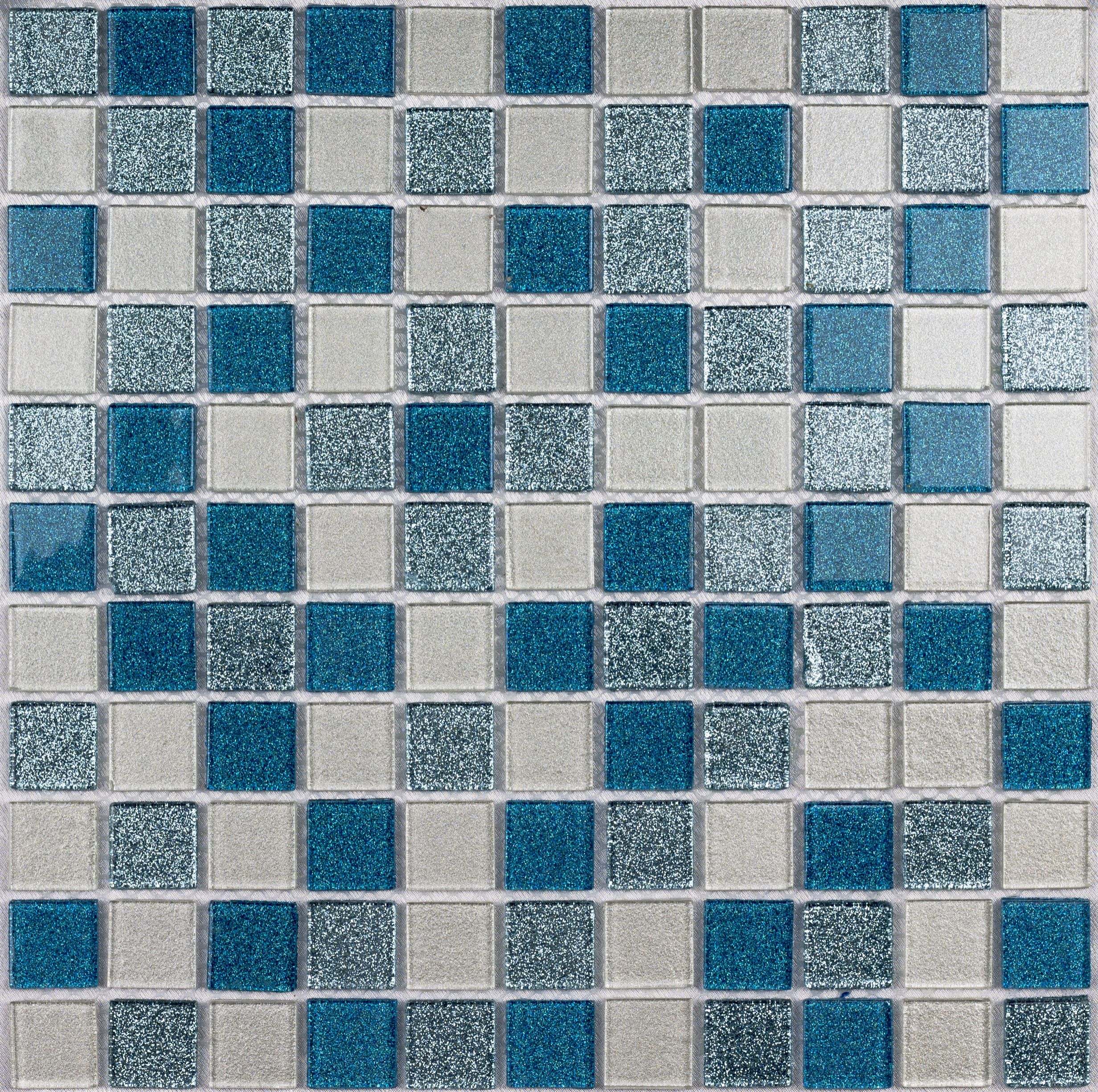 Мозаика Bonaparte Стеклянная Shine Blue 30х30 см