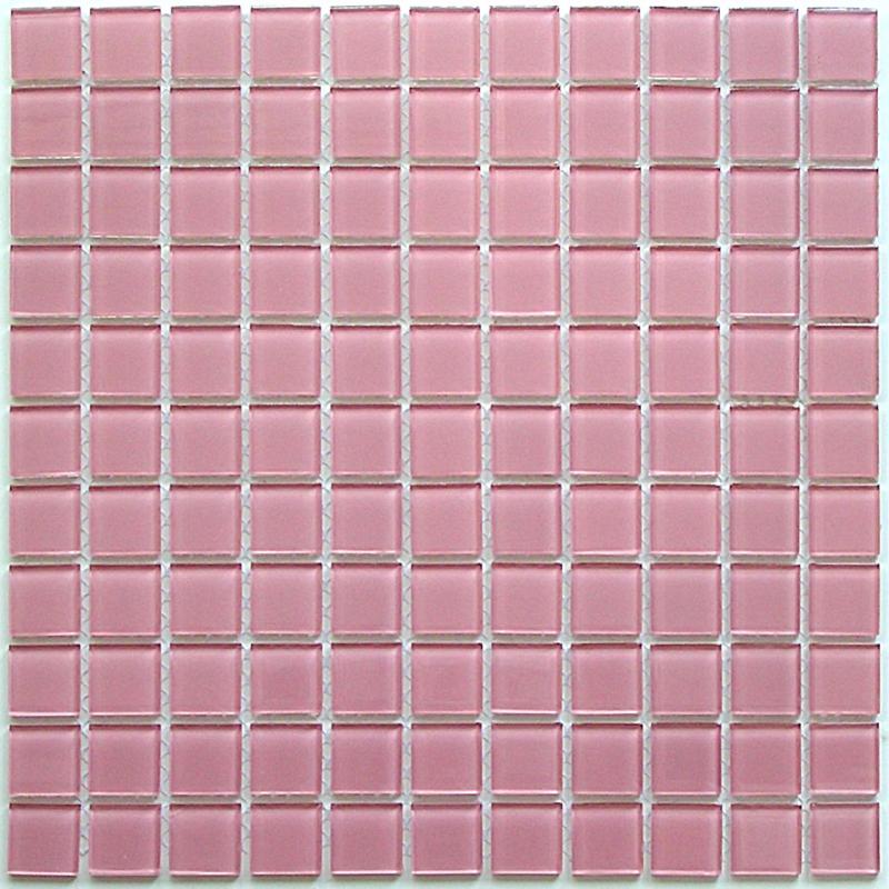Мозаика Bonaparte Стеклянная Pink glass 30х30 см