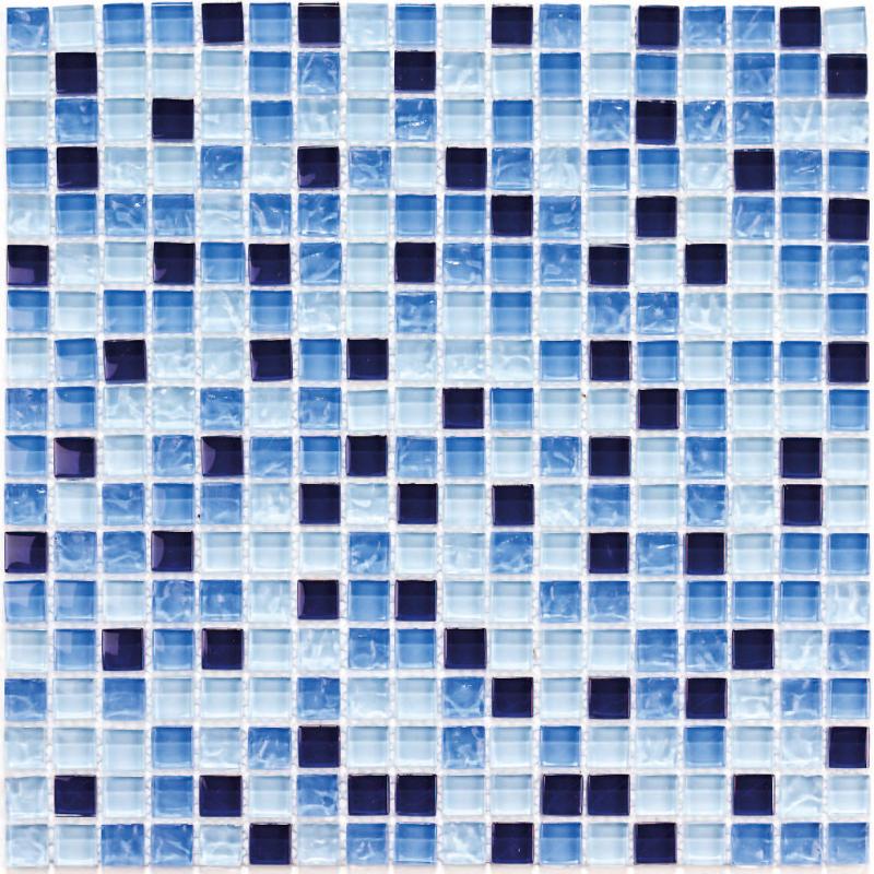 Мозаика Bonaparte Стеклянная Blue Drops 30х30 см цена и фото
