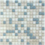 Мозаика Bonaparte Стеклянная Aqua 400 (на бумаге) 32,7х32,7 см
