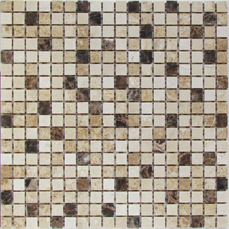 Мозаика Bonaparte Натуральный камень Turin-15 slim (Pol) 4mm 30,5х30,5 см фото