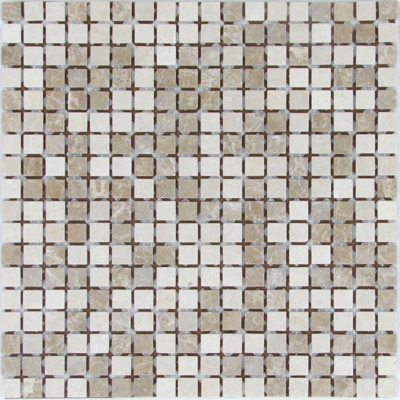 Мозаика Bonaparte Натуральный камень Sevilla-15 slim (Matt) 4mm 30,5х30,5 см фото