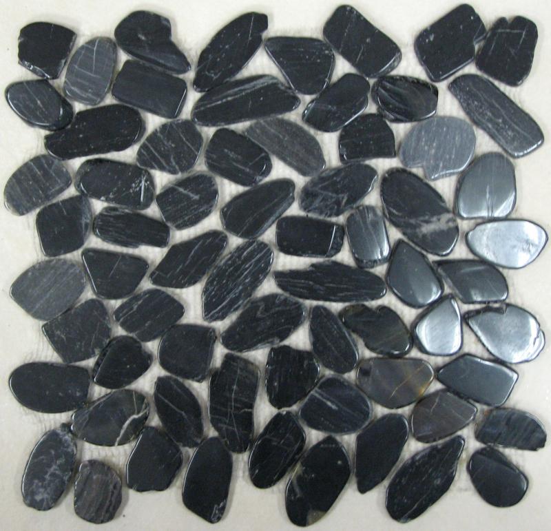 Мозаика Bonaparte Натуральный камень Flat Black jack 30,5х30,5 см - фото 1