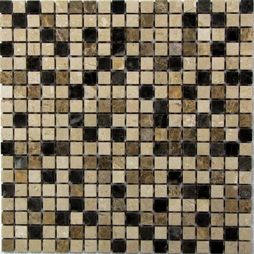 Мозаика Bonaparte Натуральный камень Turin 15 30,5х30,5 см