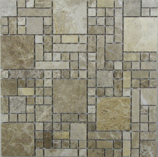 Мозаика Bonaparte Натуральный камень Tetris 30,5х30,5 см фото