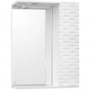 Зеркальный шкаф Style Line Папирус 60 С Люкс с подсветкой Белый глянец