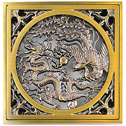 Душевой трап Bronze de Luxe Дракон 21986-5602 с решеткой Бронза-3
