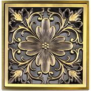 Душевой трап Bronze de Luxe Цветок 21975-5602 с решеткой Бронза-3