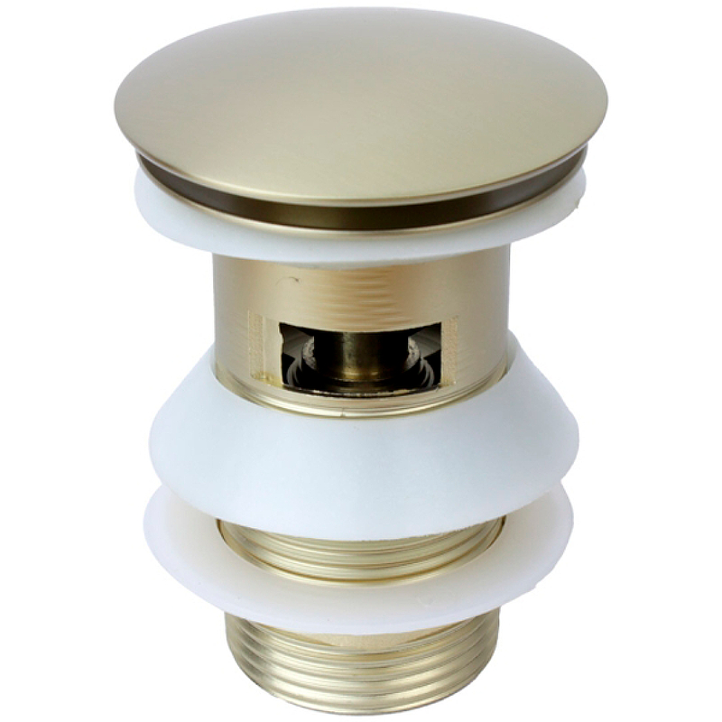 Донный клапан Bronze de Luxe 008/1CG click-clack Золото матовое донный клапан bronze de luxe 1001g click clack зеленый