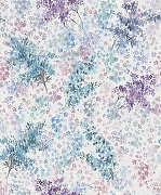 Обои Marburg Flora 47450 Винил на флизелине (0,53*10,05) Фиолетовый/Синий/Розовый, Листья/Абстракция-2