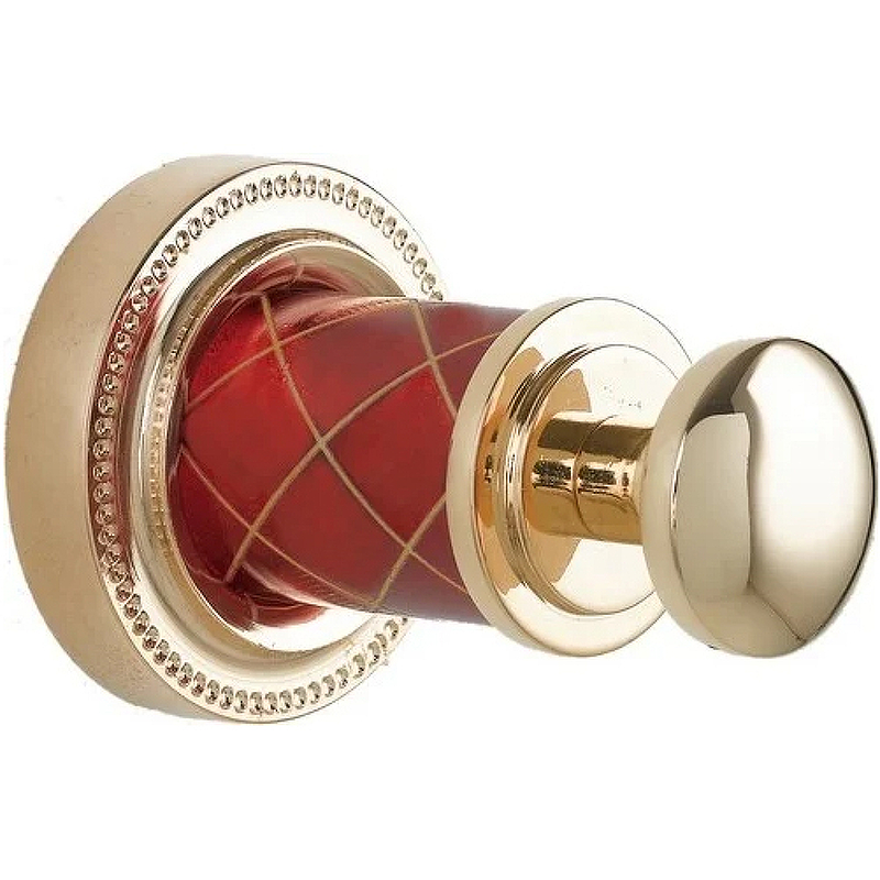 Крючок Boheme Murano 10906-R-G Золото Рубиновый подвеска маятник муранское стекло разноцветный