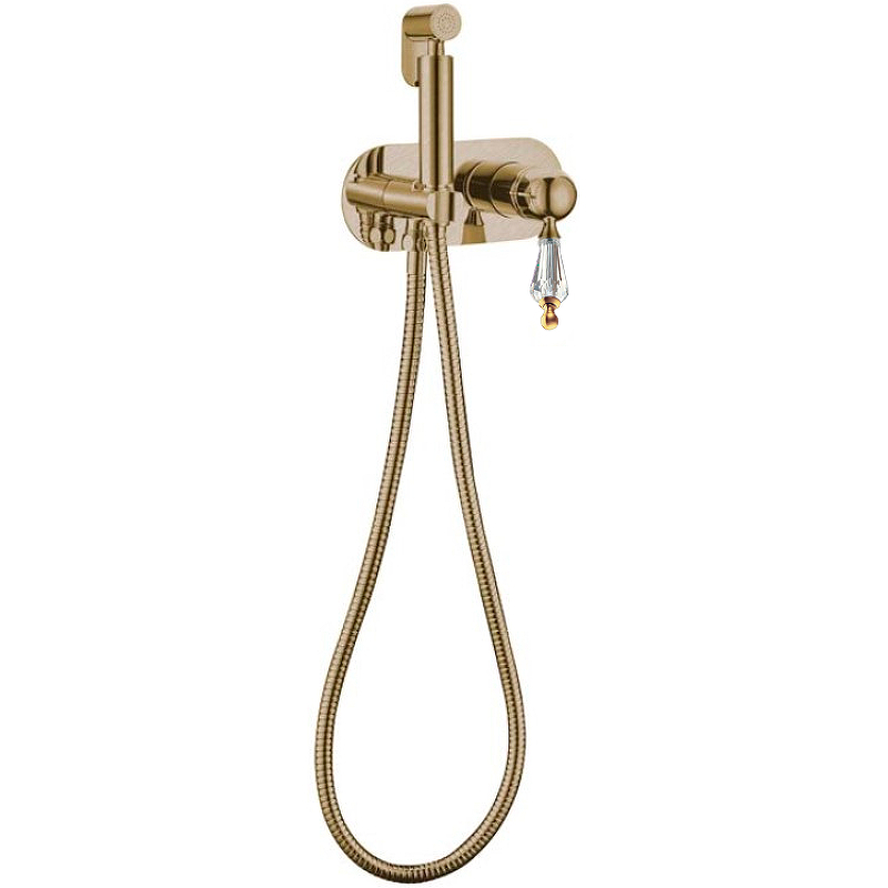 Гигиенический душ со смесителем Boheme Medici 424-SW Бронза гигиенический душ со смесителем boheme medici 434 бронза