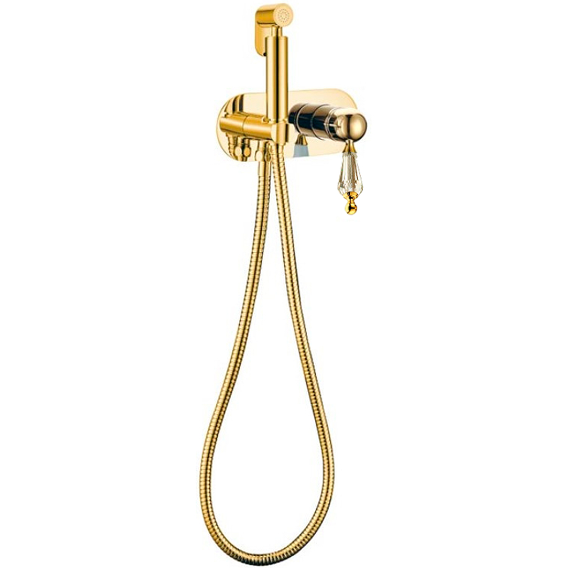 Гигиенический душ со смесителем Boheme Imperiale 425-SW Золото гигиенический душ boheme imperiale 405 золото