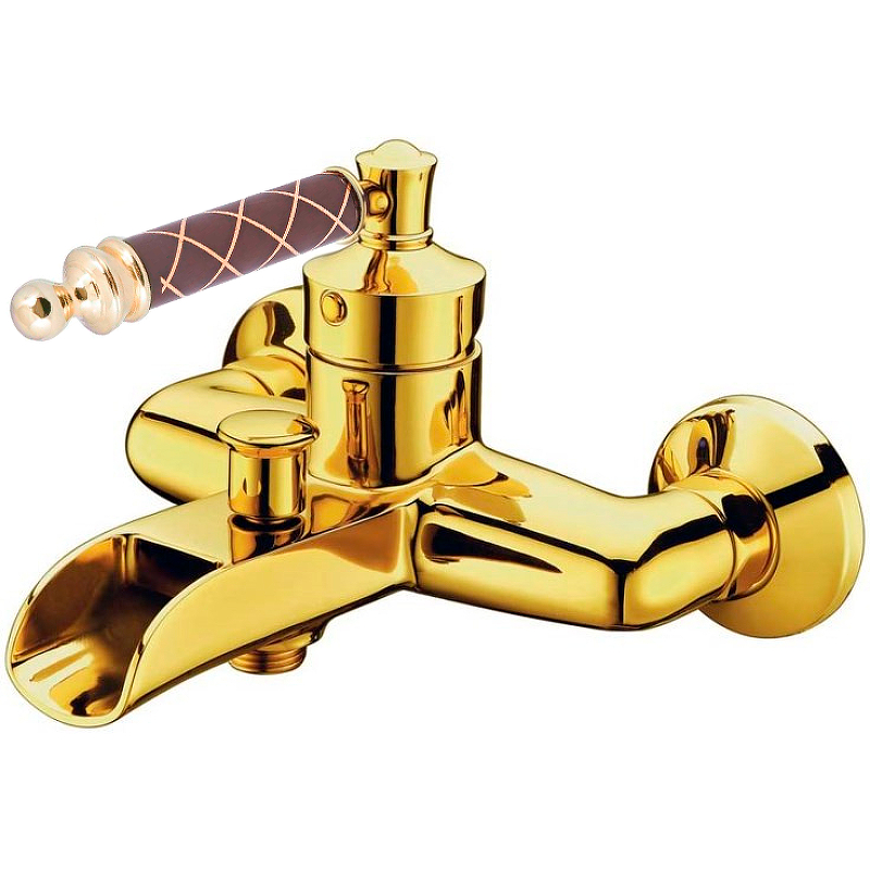 Смеситель для ванны Boheme Vogue 213-MR-CH Золото смеситель для ванны boheme vogue 213 золото